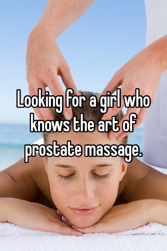 prostate massage Girl